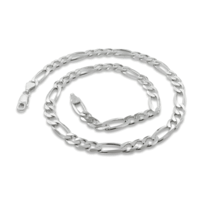 Silver Figaro Necklace