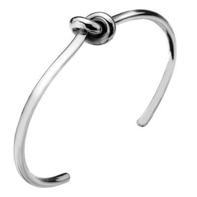 Silver Knot Bangle