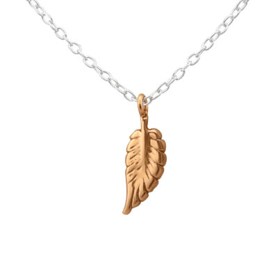 Rose Gold Leaf Necklace