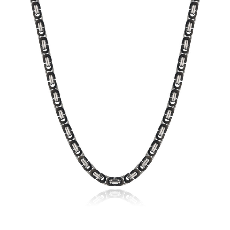 Byzantine Chain Silver Black