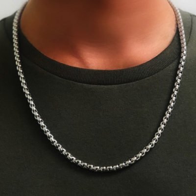 Mens Necklace Chain - Rolo