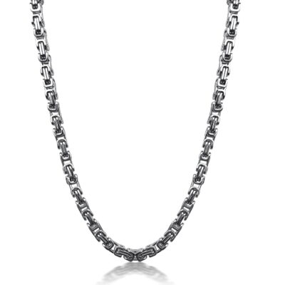 Silver Byzantine Chain Necklace