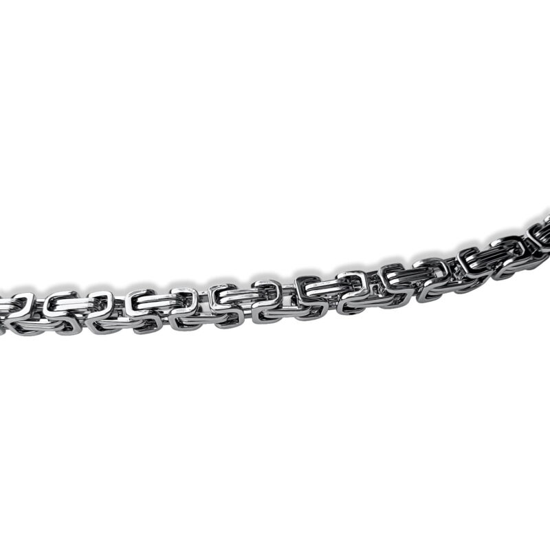 Silver Byzantine Chain Necklace