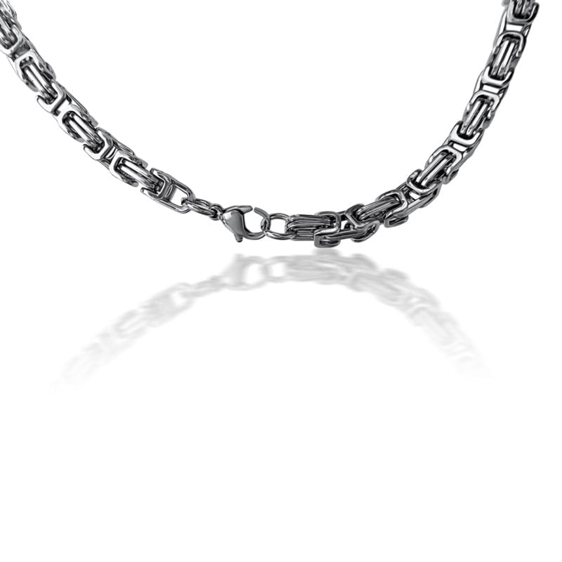 Silver Byzantine Chain Necklace