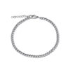 CUBAN BRACELET (SILVER) | 4mm Width | CUBANSKINNY