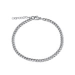CUBAN BRACELET (SILVER) | 4mm Width | CUBANSKINNY