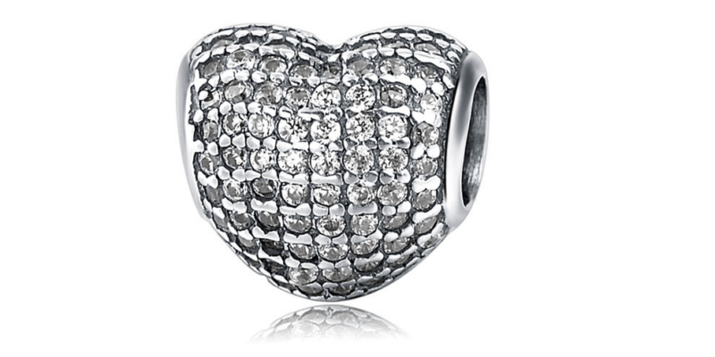 Crystal Heart Charm
