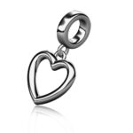 Love Heart Charm | Sterling Silver