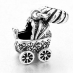 Pram Charm | Sterling Silver