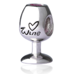 Wine Glass Charm | Sterling Silver