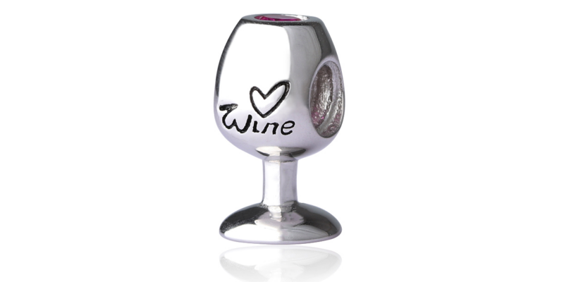 Wine Glass Charm