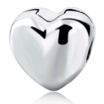 Heart Charm | Sterling Silver