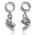 Mother Daughter Charm | Sterling Silver