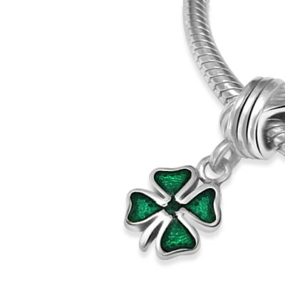 Four Leaf Clover Link Charm