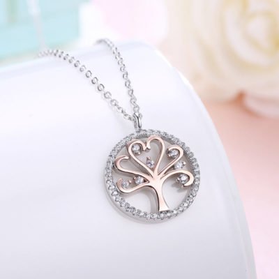 Tree of Life Necklace - Rose Gold