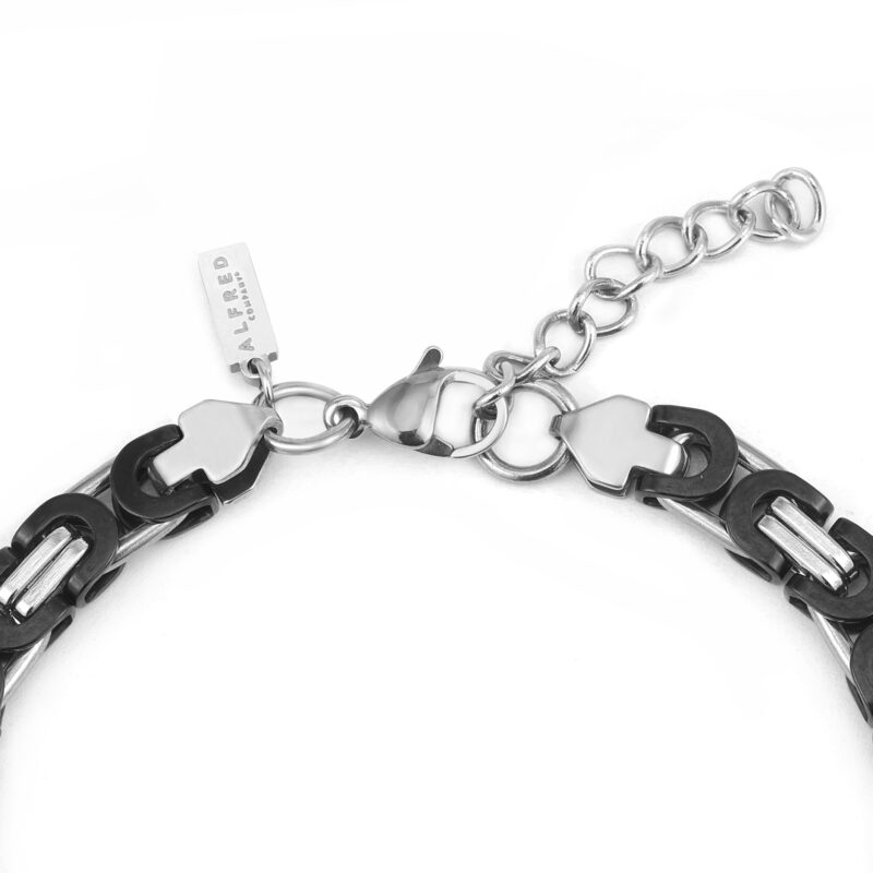 Byzantine Bracelet Black Silver