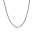 Mens Thin Silver Curb Chain 4mm