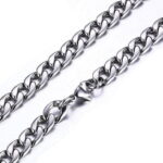 Silver Necklace Chain | Cuban | 7mm Width | CubanSlim©