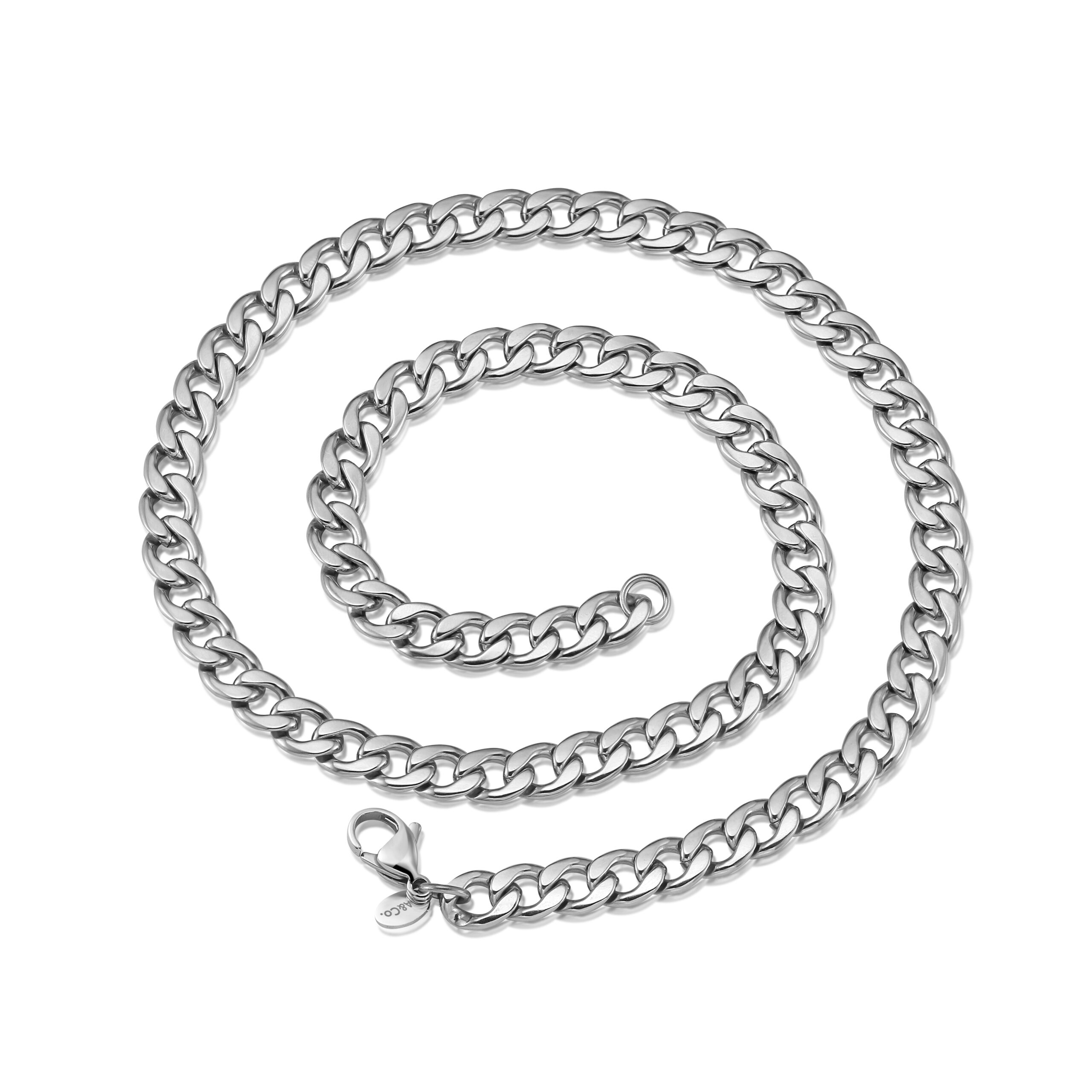 Alfred & Co. London Men's Curb Chain Necklace