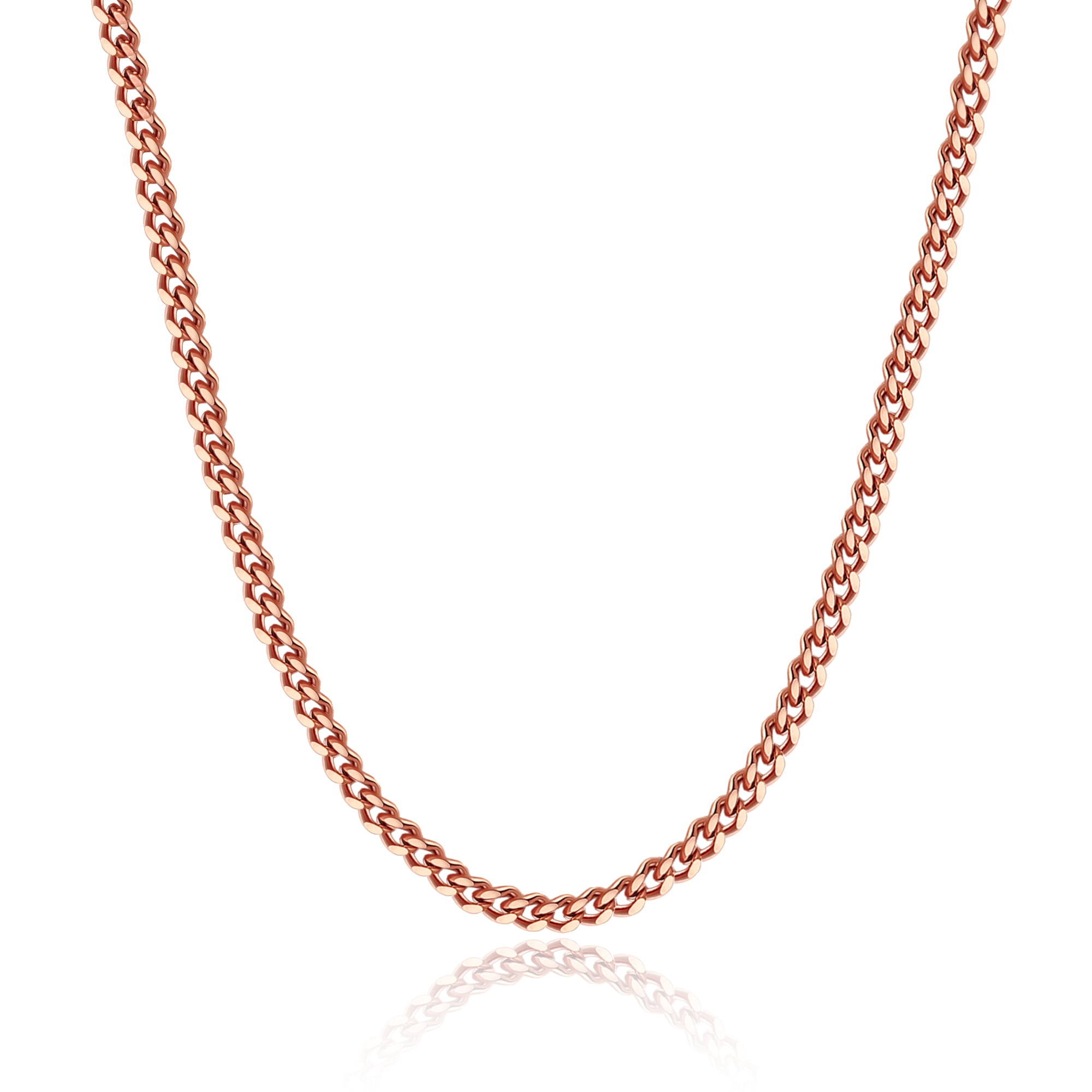 Mens Rose Gold Chain Free Delivery Alfred London
