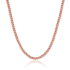 Rose Gold Curb Chain Necklace 5mm Width