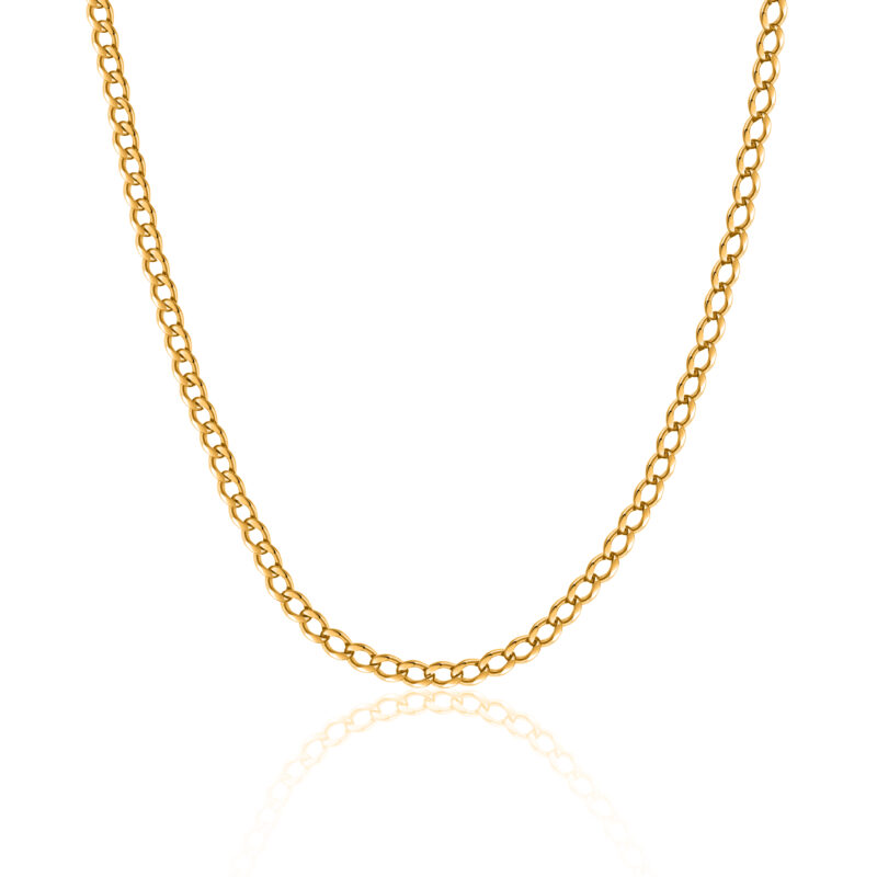 Mens Gold Cuban Chain 4mm