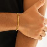 CUBAN BRACELET (GOLD) | 4mm Width | CUBANSKINNY