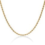 Twisted Rope Chain | Gold | 4mm Width | Rope©