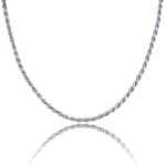 Rope Necklace Silver