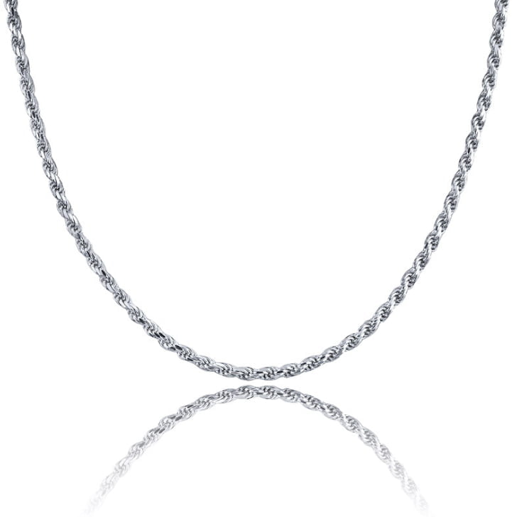 Rope Twisted Chain Necklace | Stainless 