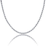 Twisted Rope Chain | Silver | 4mm Width | Rope©