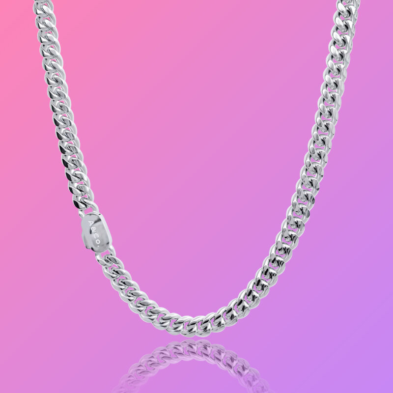 Silver Cuban Chain 6mm