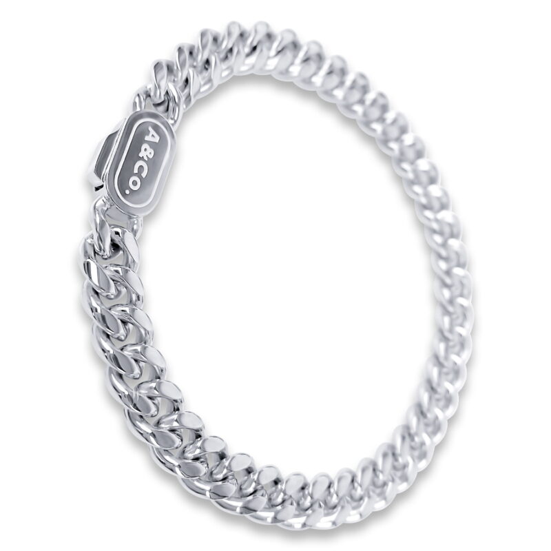 Silver Cuban Bracelet Miami