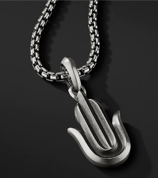 Silver Hamsa Necklace