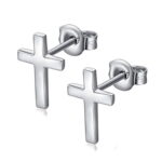 Cross Earrings | Sterling Silver | Womens Earrings