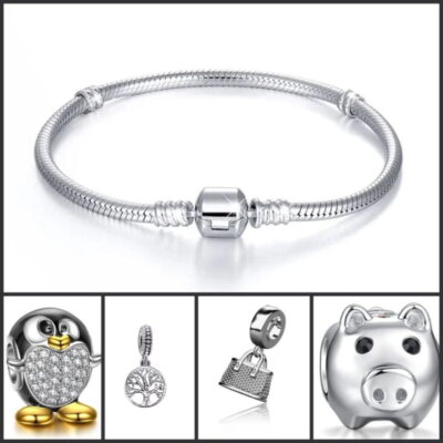 Silver Charm Bracelet