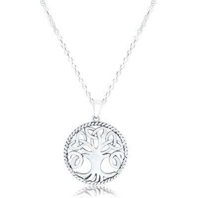 Tree of Life Necklace Silver
