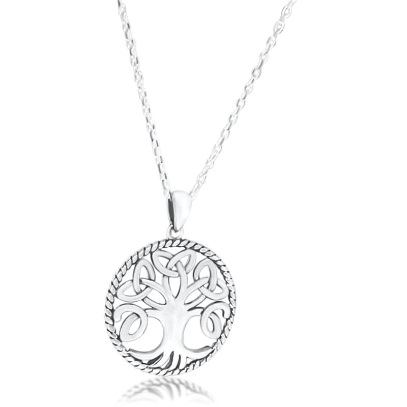 Tree of Life Necklace Silver