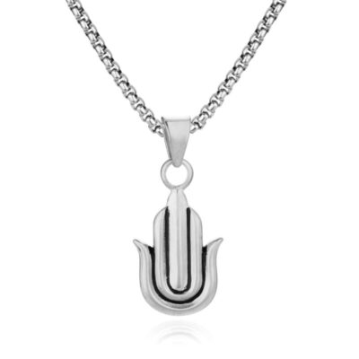 Hamsa Necklace Silver