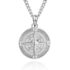 Compass Necklace Silver