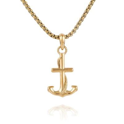 Anchor Necklace Gold