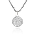 Zeus Pendant Necklace Silver