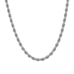 ROPE CHAIN (SILVER) | 6mm Width