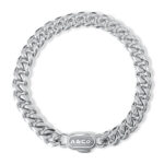 Mens Silver Bracelet Cuban