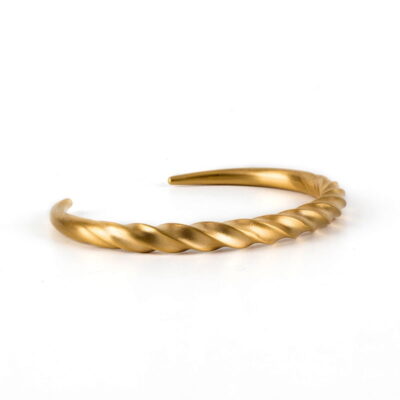 Gold Cuff Bangle Bracelet