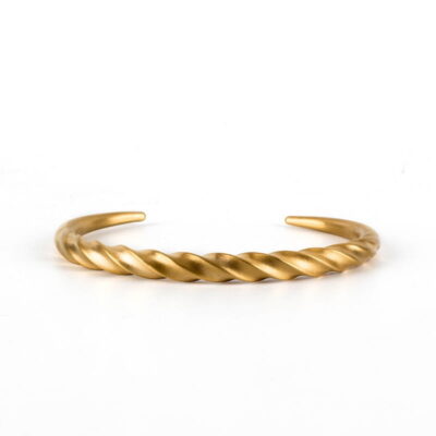 Gold Cuff Bangle Bracelet