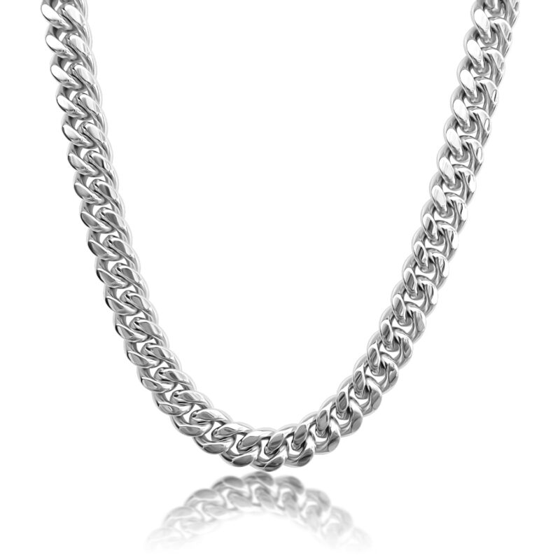 Mens Silver Cuban Chain - Harlem