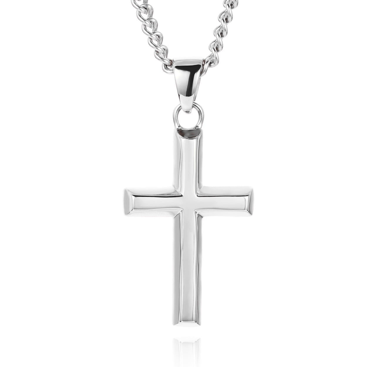 Crucifix Necklace | Silver | Stylish | Alfred & Co. Jewellery