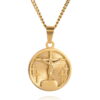 GOLD CRUCIFIX NECKLACE