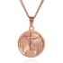 CRUCIFIX NECKLACE ROSE GOLD